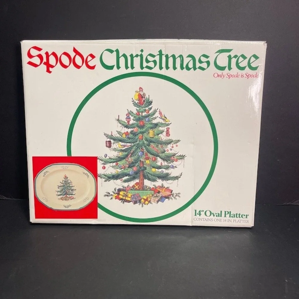 Vintage Spode Christmas Tree 14